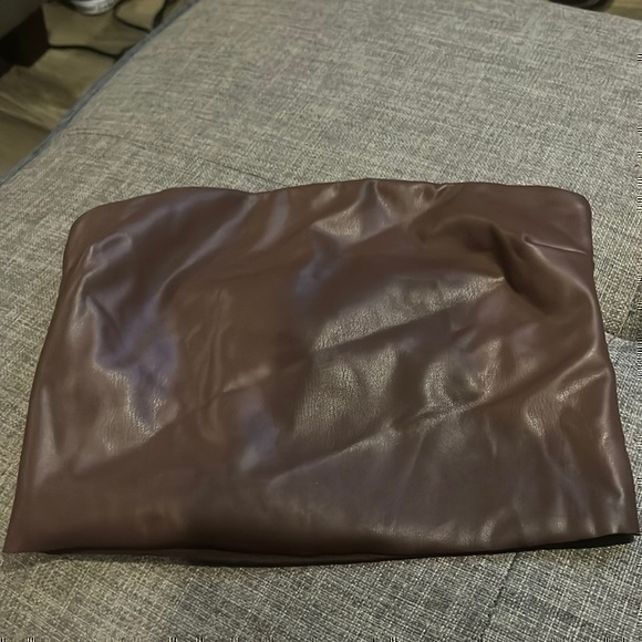 Skims Faux leather Tub Top